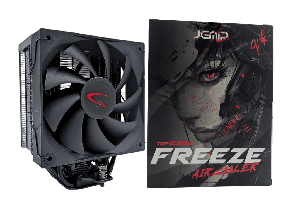 CPU Fan Cooler Jemip Freeze Air Fan RGB 230W (Intel-Am4-Am5) Negro
