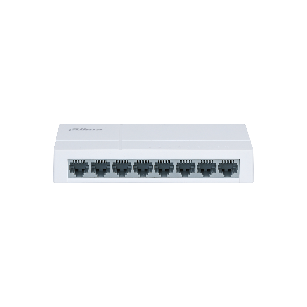 Switch 8 Puertos 10 / 100 Mbps Dahua DH-PFS3008-8ET-L (+IVA)