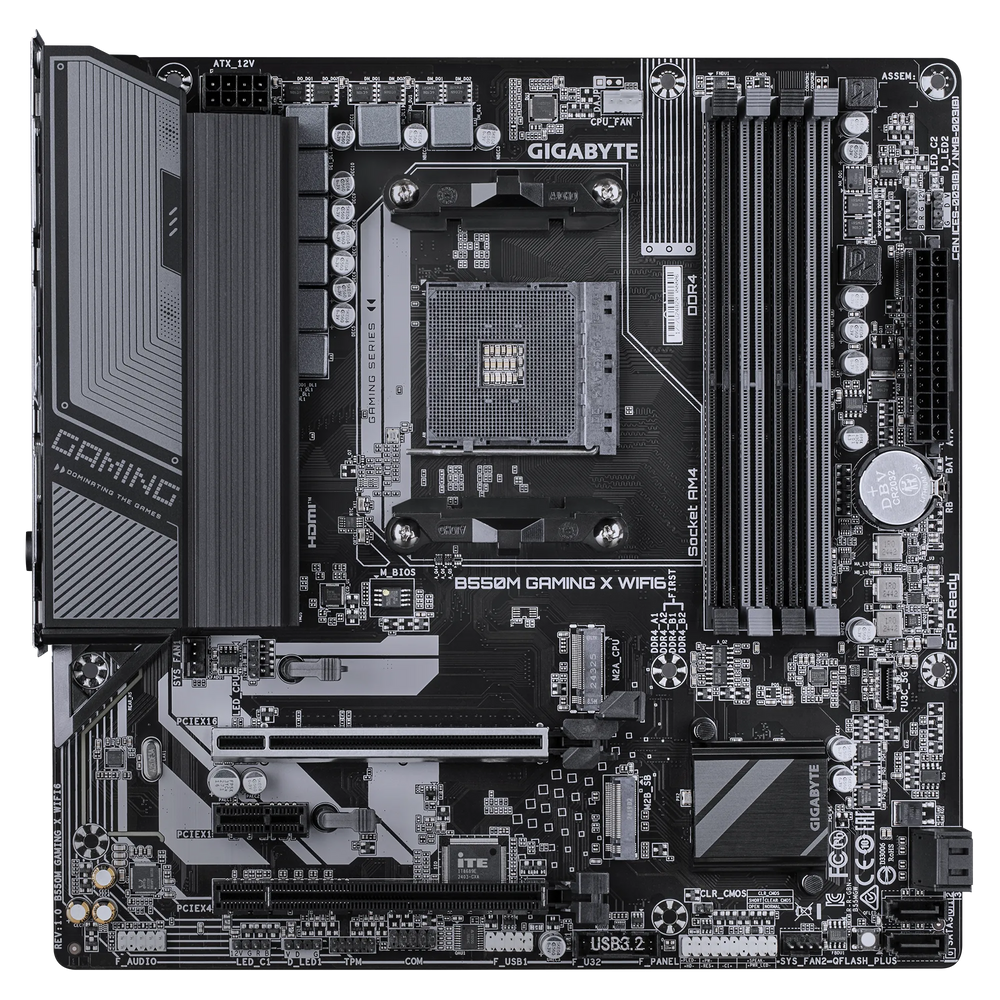 Tarjeta Madre Gigabyte B550M Gaming X Wifi 6 AM4 AMD