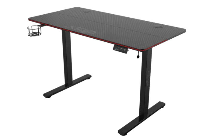 Mesa Gaming Motorizada Jemip Dragon Fire ARGB 120x60x73cm con Mouse Pad