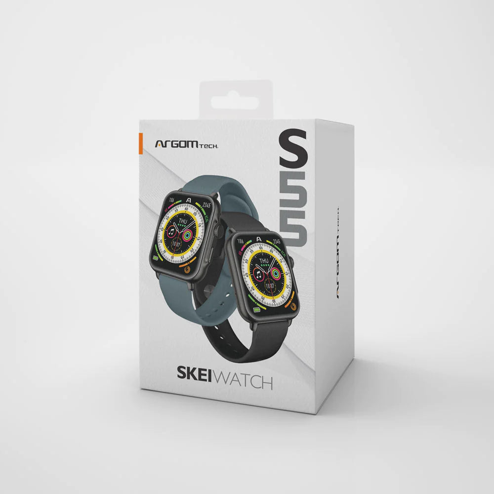 Reloj Inteligente Skeiwatch S55 Android/ios Argomtech Negro (+IVA)