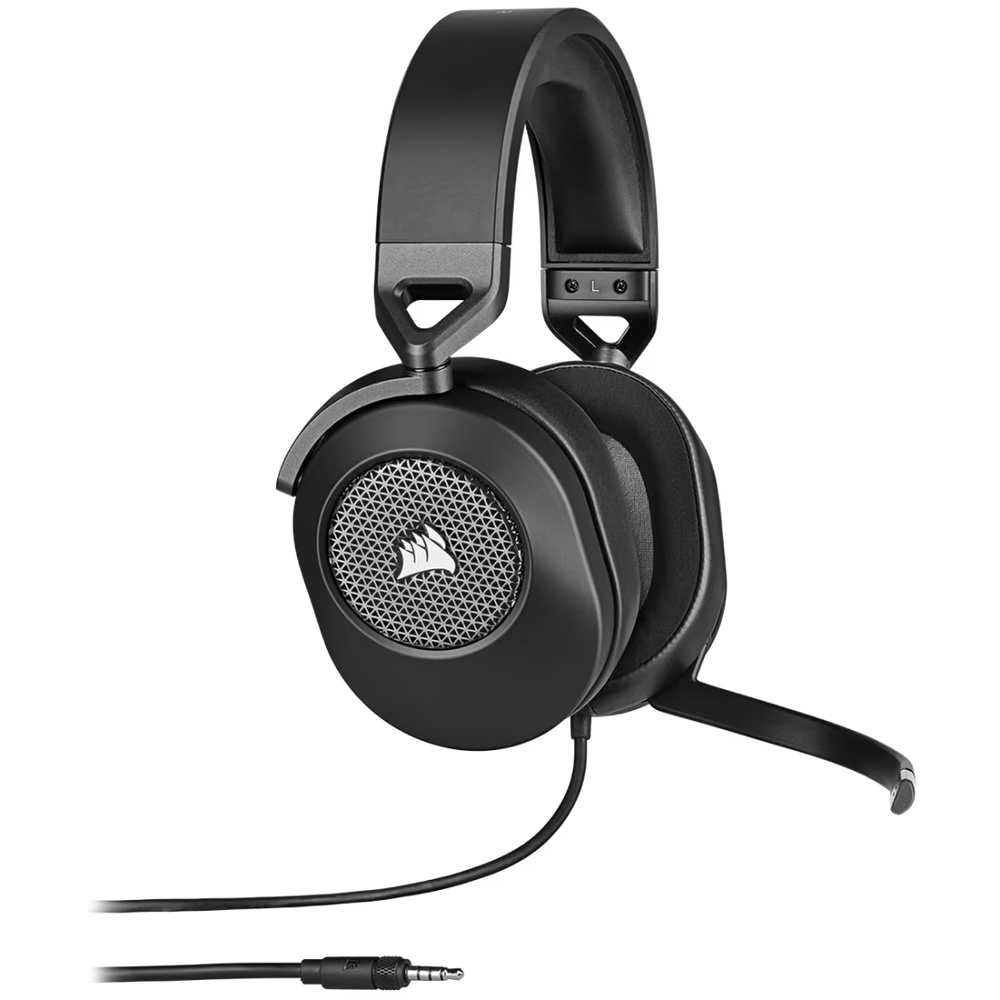 Audífono con Micrófono Corsair Gaming HS65 Surround 3.5mm con Adapt. USB Negro