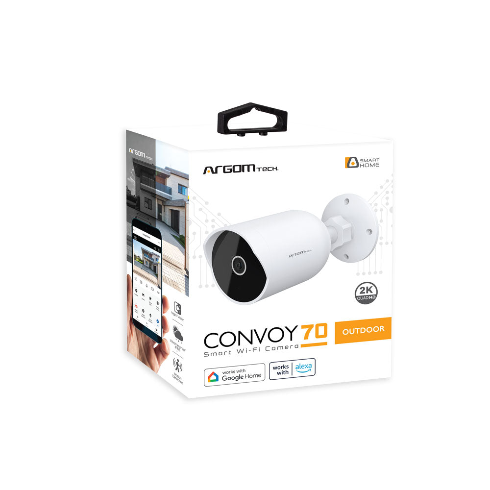 Cámara Seguridad Bullet Convoy 70 Wifi 2k 1296p Argomtech IP65 (+IVA)