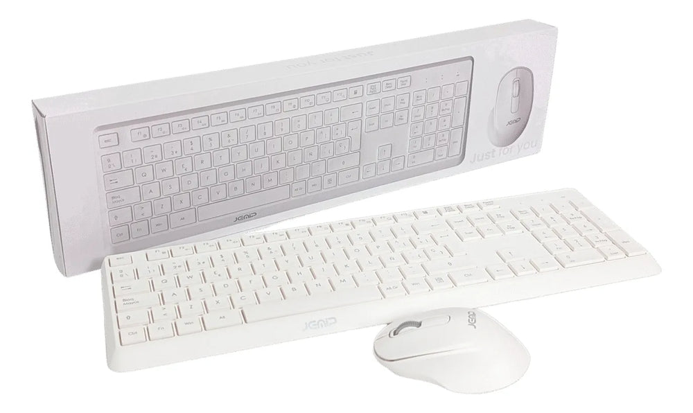 Combo Teclado Y Mouse Inalambrico Jemip Avant-garde Blanco (+IVA)