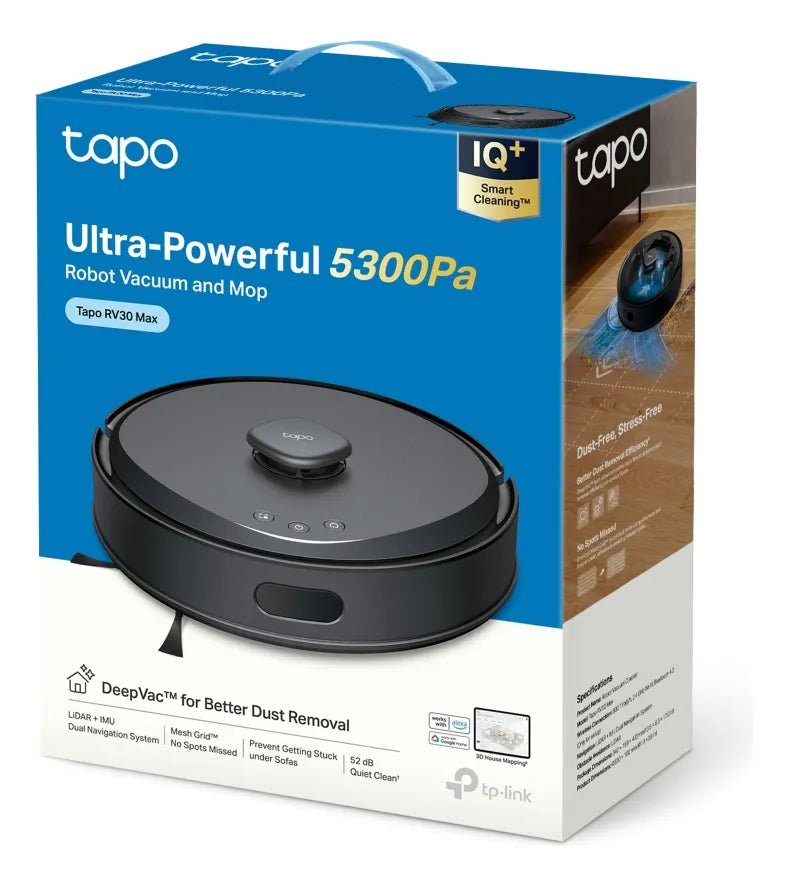 Robot Aspiradora Con Mapeo Y Mopa Tapo Rv30max 5300pa (+IVA)