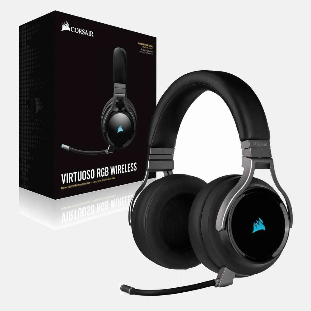 Audífono Corsair Gaming Virtuoso RGB Wireless Negro (+ IVA)