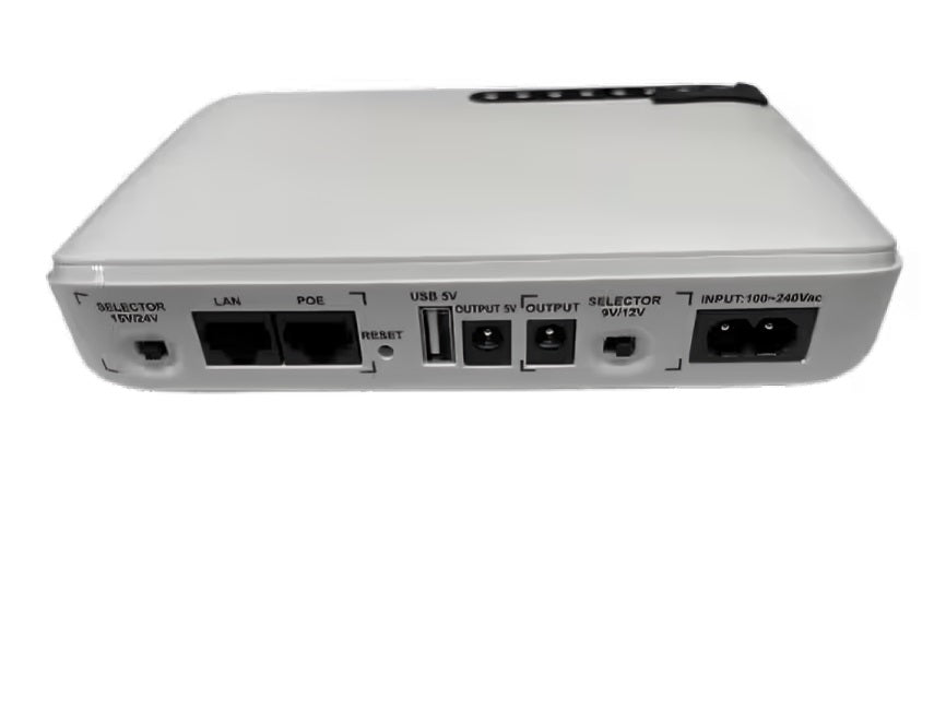 Mini Ups 8800mah Doble Selector Out 9v/12v Poe 12v/24v 5v USB (+IVA)