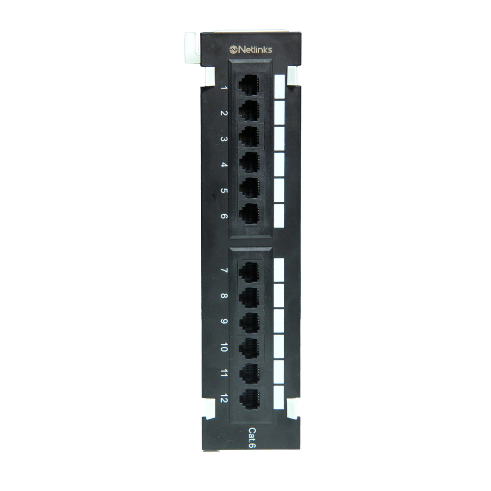 Patch Panel 12 Puertos Cat6 de pared Netlinks Gta 3 Meses (+IVA)