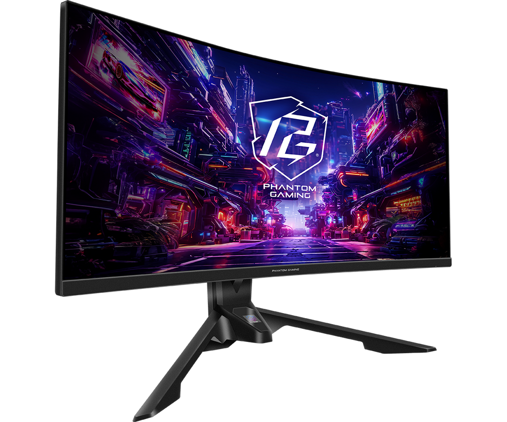 Monitor Gaming ASRock 34" Pulgadas Curvo 180Hz 2K VA PG Mini-OLED WiFi 7 PG34QRT3A