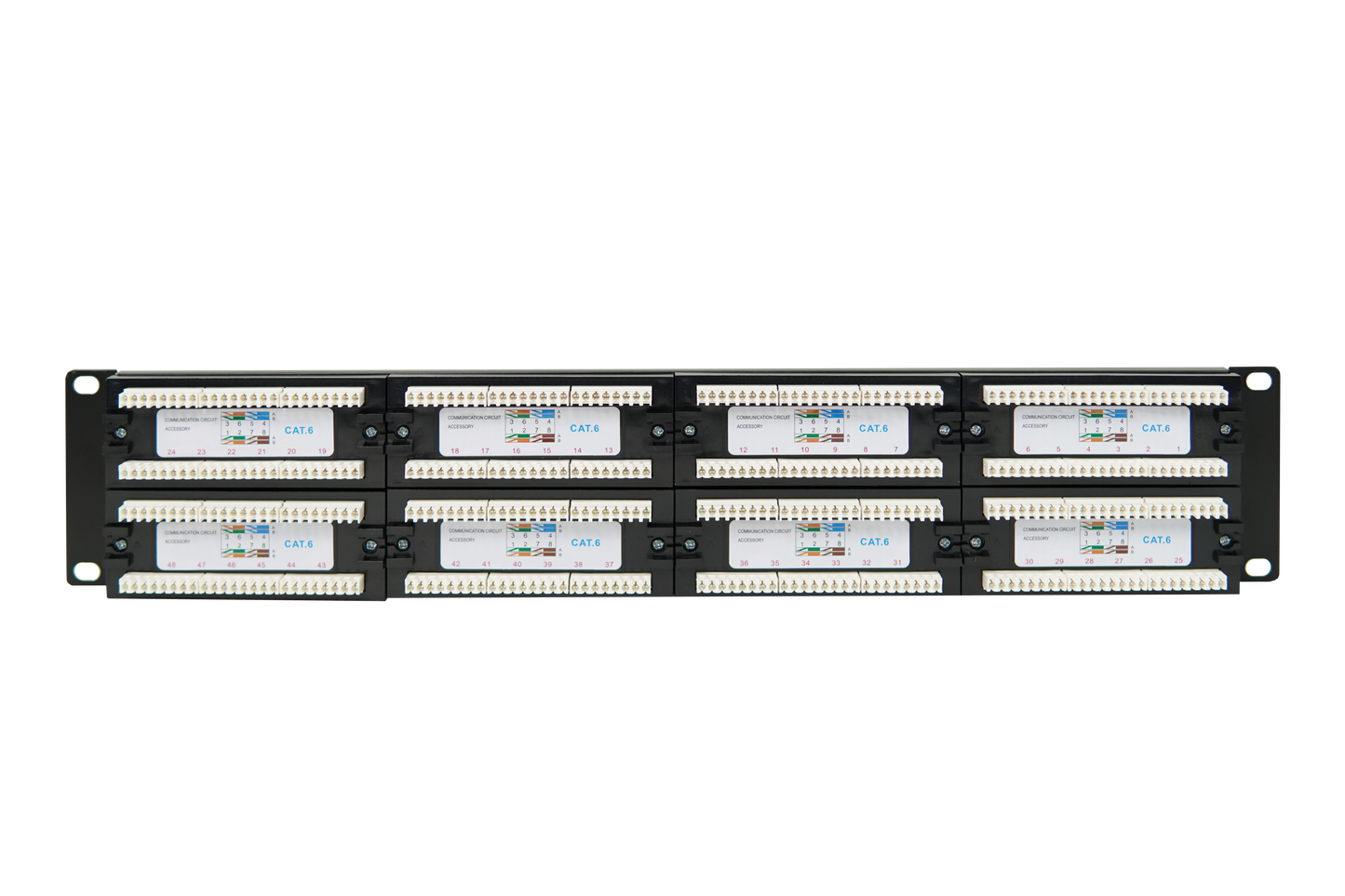 Patch Panel 48 Puertos Cat6 Rackeable Netlinks (+IVA)