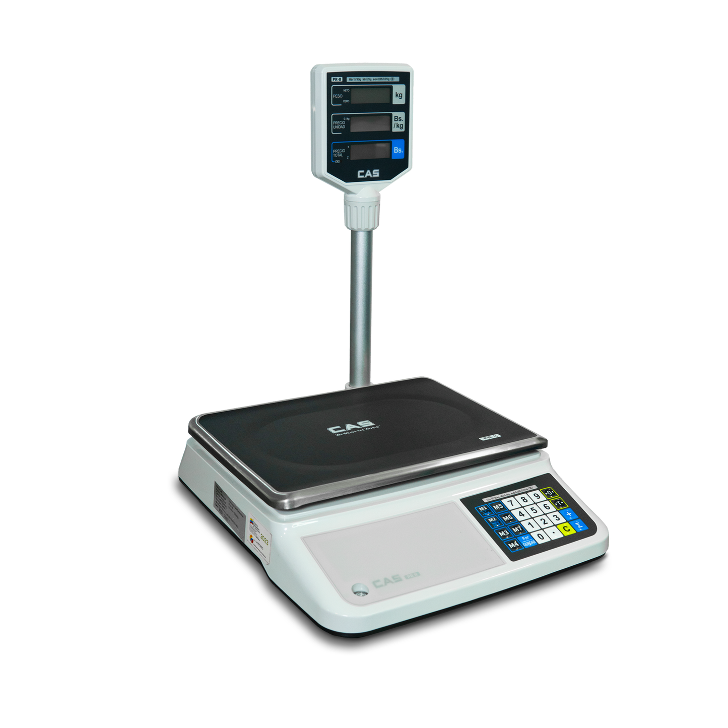 Balanza Cas Pr-II 30kg Aprobación Sencamer (+IVA)