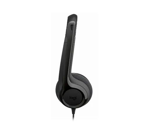 Audífono con micrófono Logitech H390 Negro