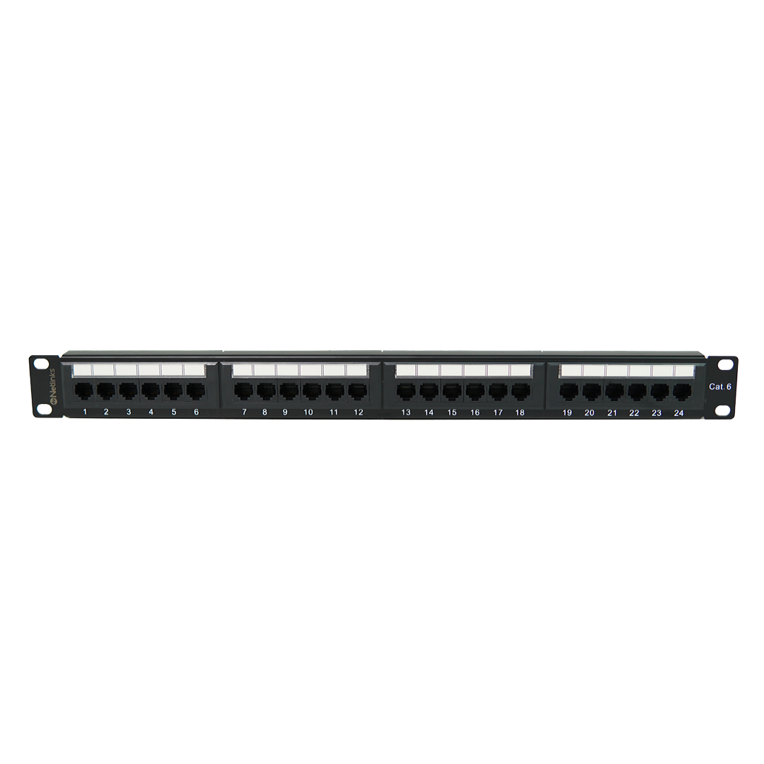 Patch Panel 24 Puertos Cat6 Rackeable Netlinks (+IVA)