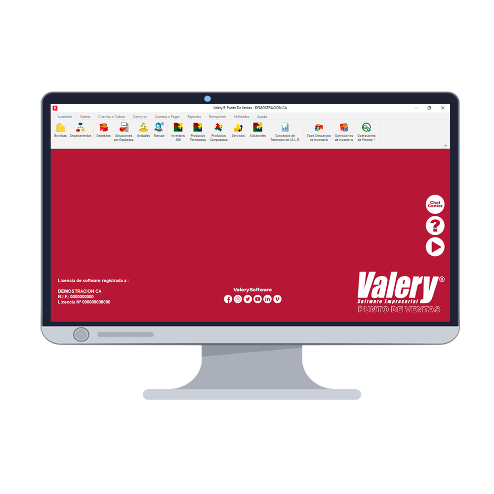 Sistema Administrativo Valery Pos 2020 Multimoneda (+IVA)