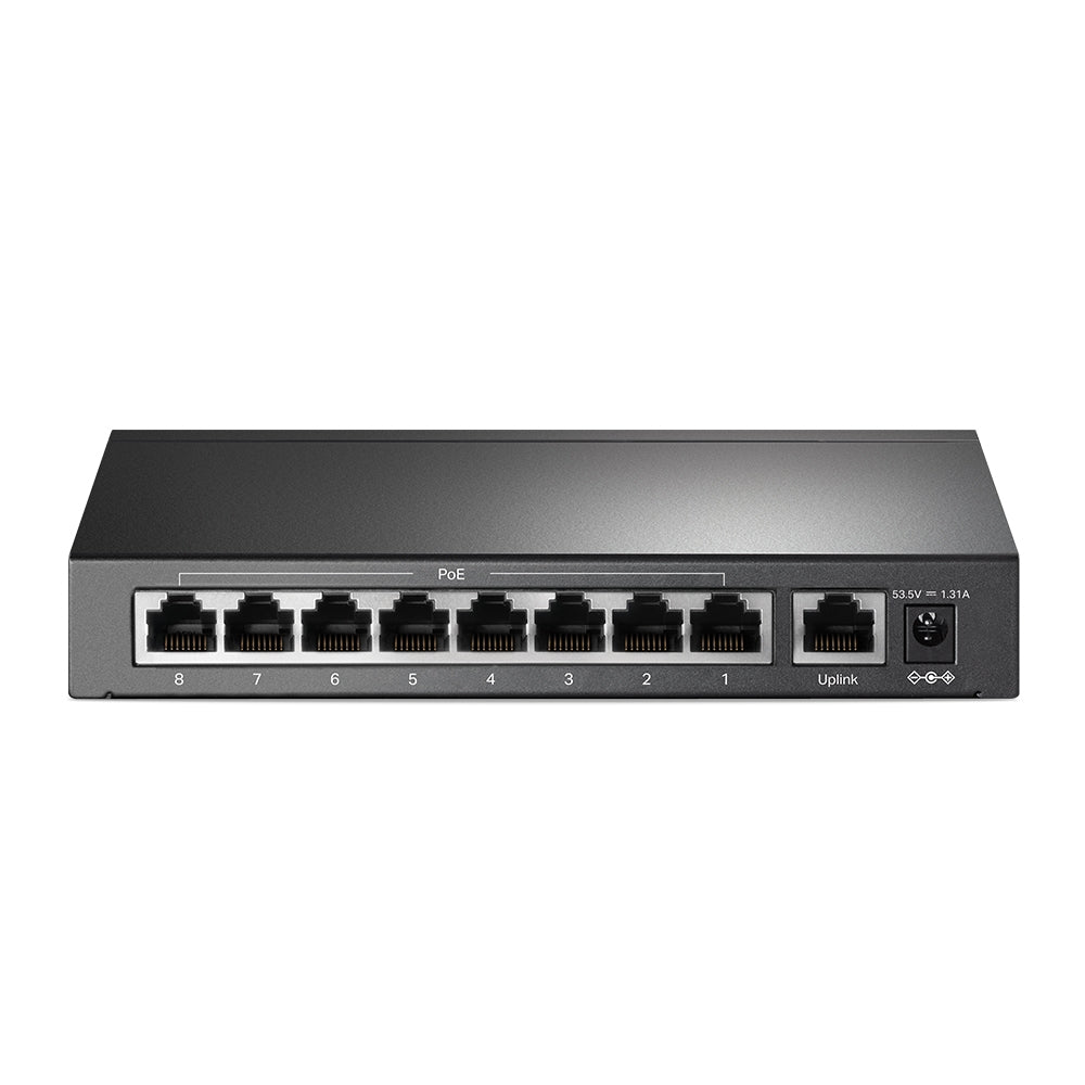Switch De 9 Puertos 10/100 8 Poe+ Tl-sf1009p