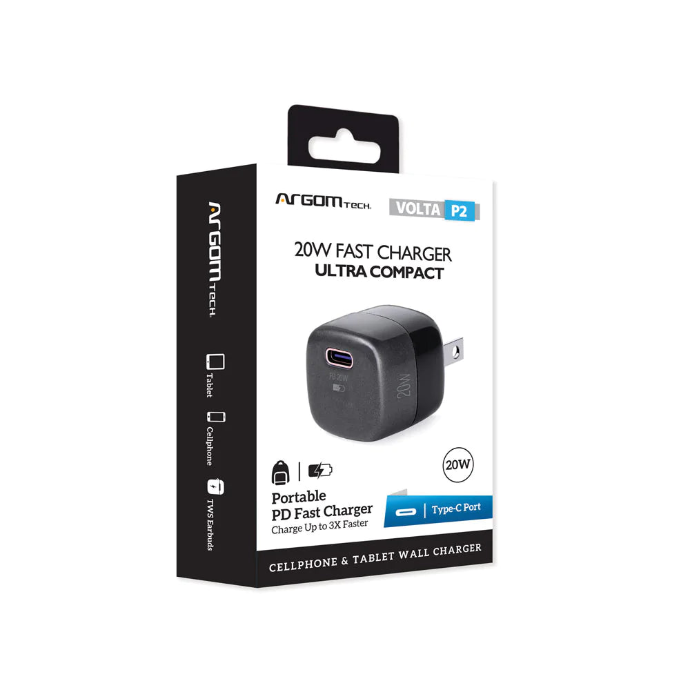 Cargador De Pared Nano Tipo C De 20 W Argom Tech (+IVA)