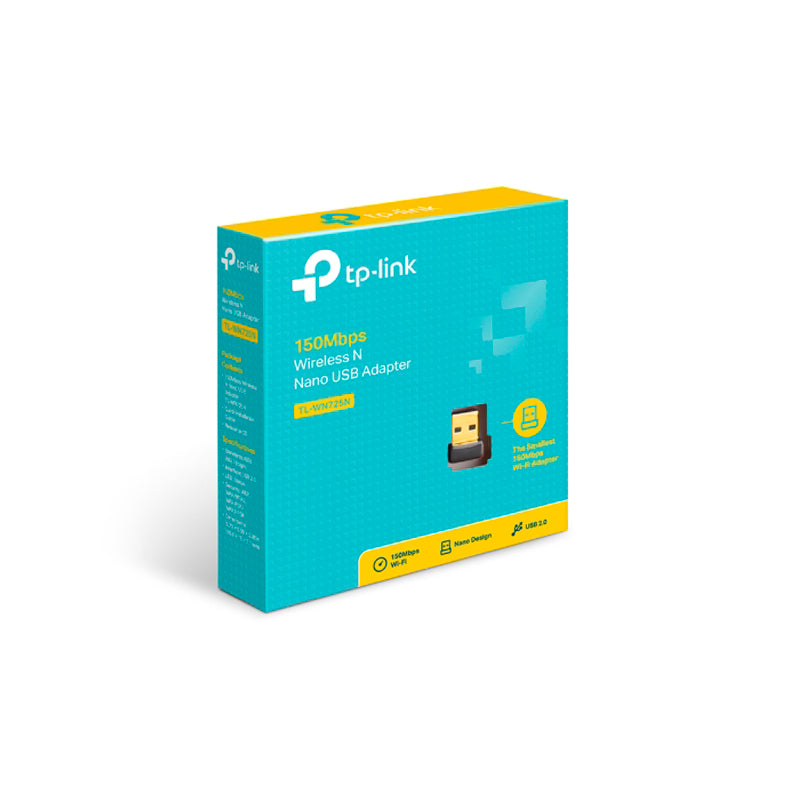 Adaptador USB Nano Inalámbrico N 150mbps Tp-Link TL-WN725N (+IVA)