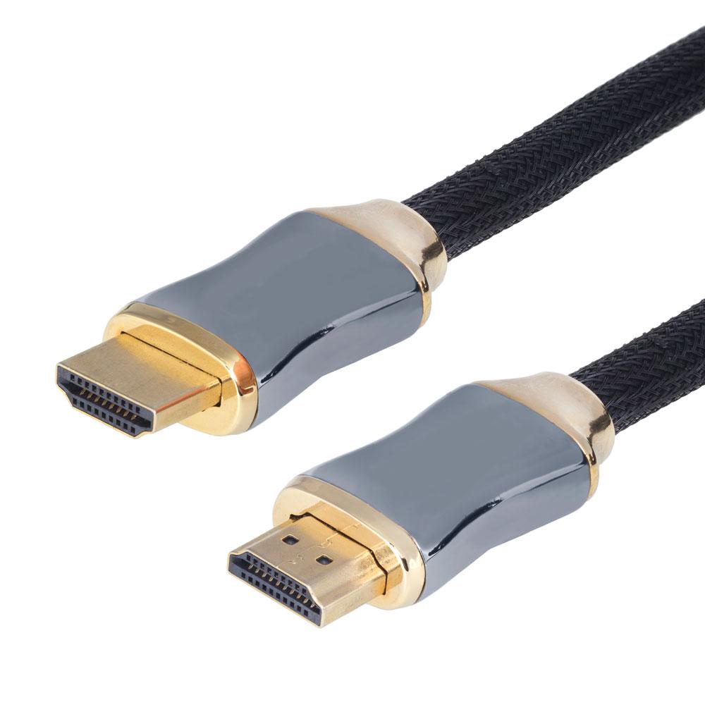 Cable HDMI 15 Metros Mallado Punta Dorada