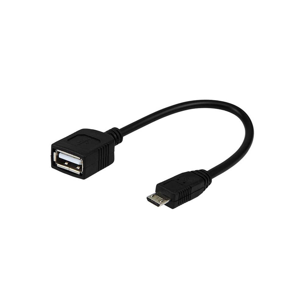 Cable Convertidor Adaptador OTG Micro USB Macho a USB Hembra