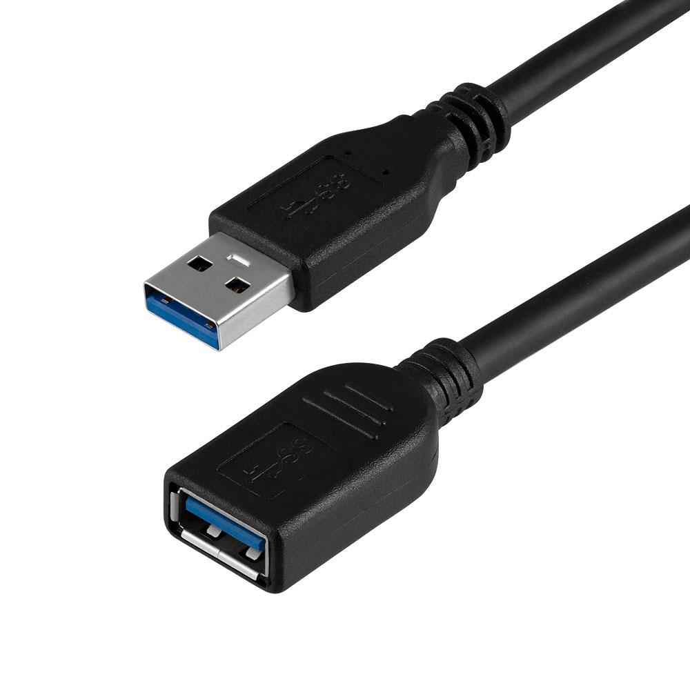 CABLE EXTENSION USB 3.0 DE 5 METROS MACHO A HEMBRA TRAUTECH – Compukaed
