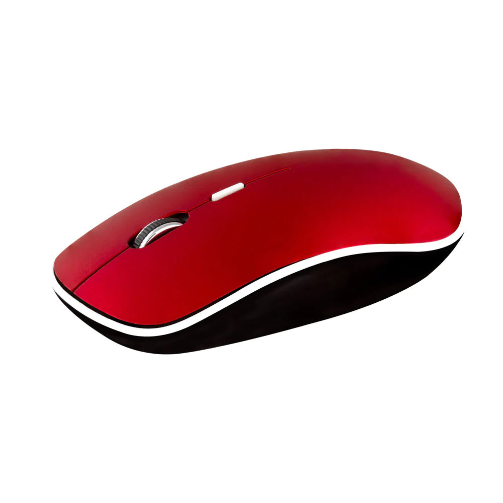 Mouse Óptico Inalambrico 2.4ghz USB Ms31 Argom Tech Rojo (+IVA)
