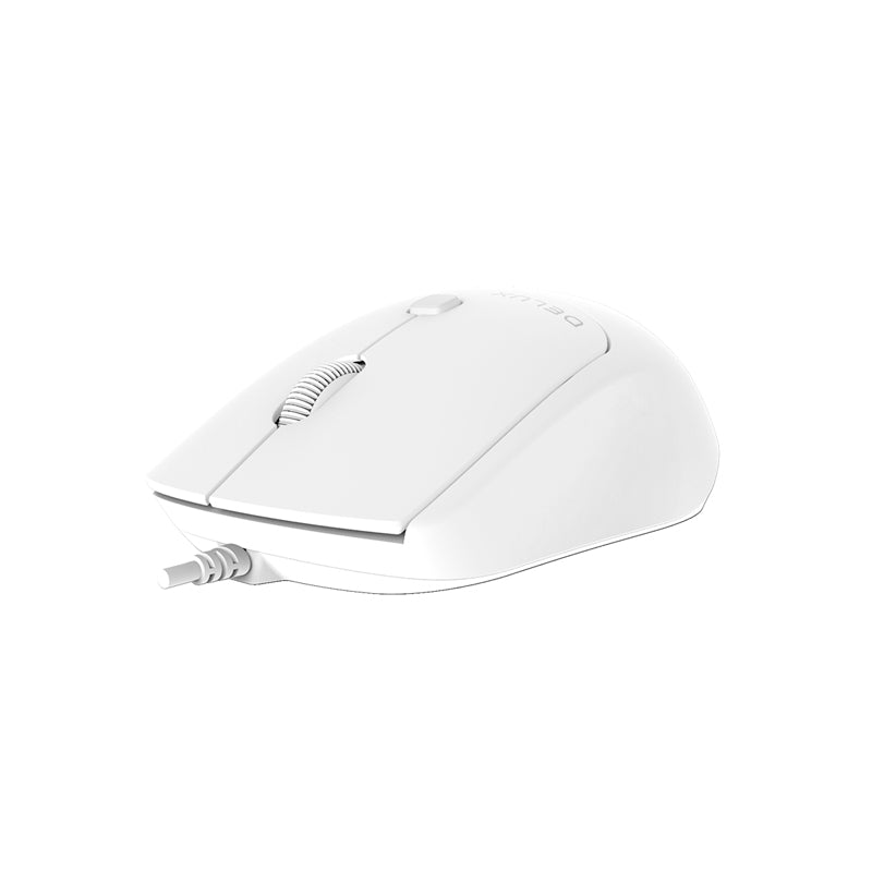 Mouse Delux M320bu 2400 Dpi Usb Blanco