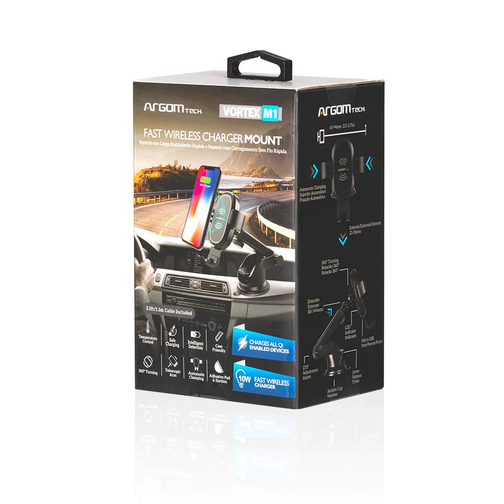 Base Con Carga Inalámbrica Carga Rápida 10w Argom Tech (+IVA)