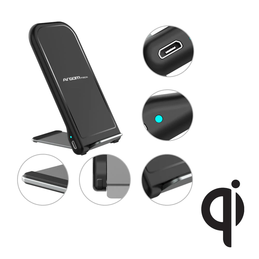 Cargador Inalámbrico Carga Rápida 10w Argom Tech (+IVA)