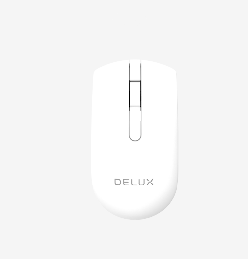 Mouse Delux M322 Blanco Inalámbrico 1000dpi 6 Meses Garantía