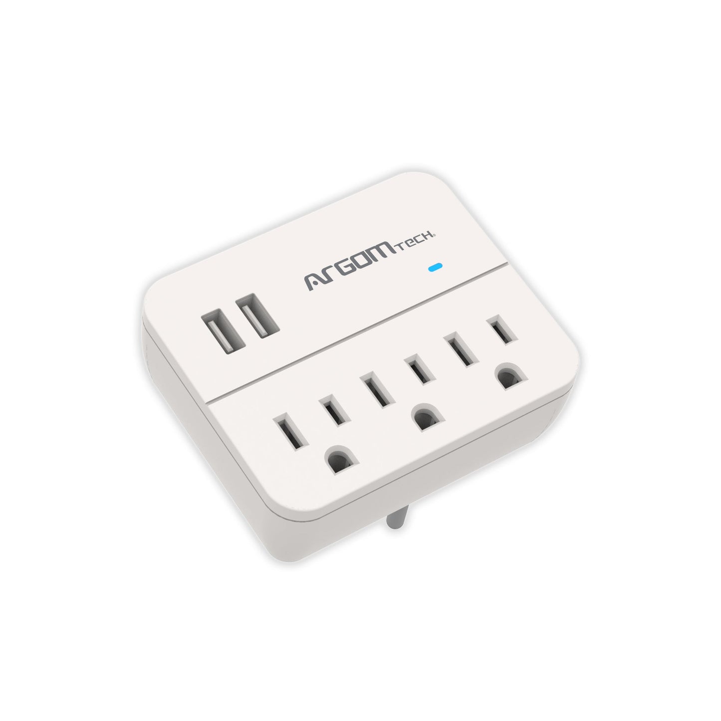 Protector Multitomas De Pared 3 Toma De Corriente 2 Usb (+IVA)