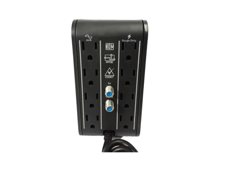 Regulador De Voltaje 1000VA 500W 8 Tomas CDP 1año Garantía (+IVA)