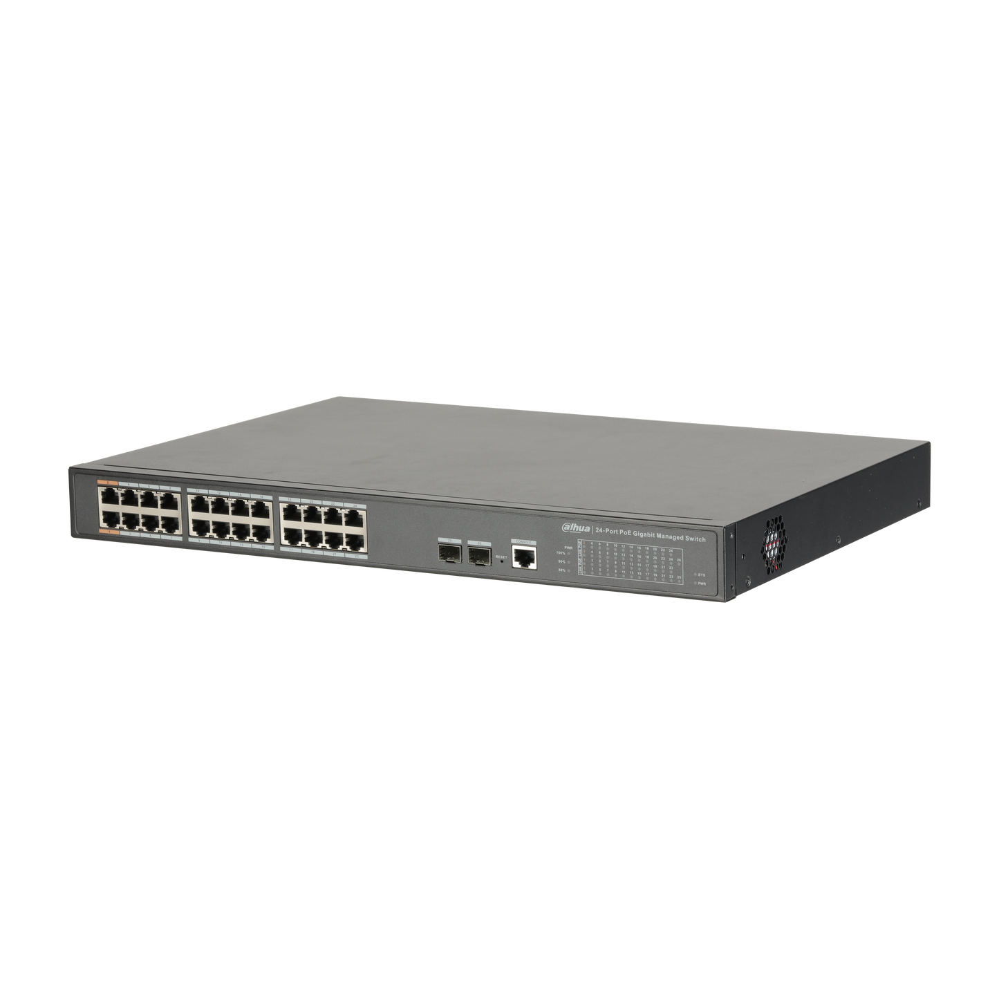Switch 26 PoE Puertos Dahua Gigabit Rack Dh-pfs4226-24gt-240 (+IVA)