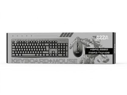 Combo Teclado y Mouse Inalámbrico Español AZZA KBAZ-5260+MSAZ-4W408 2.4Ghz