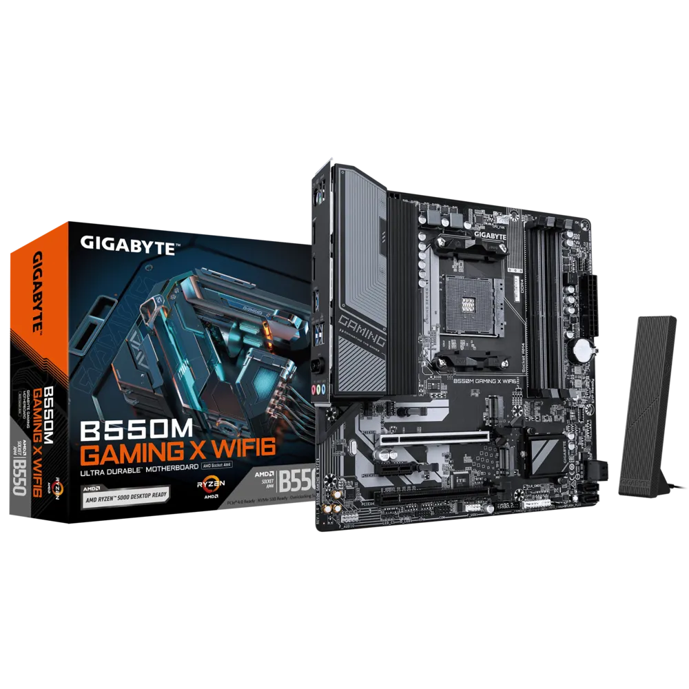 Tarjeta Madre Gigabyte B550M Gaming X Wifi 6 AM4 AMD