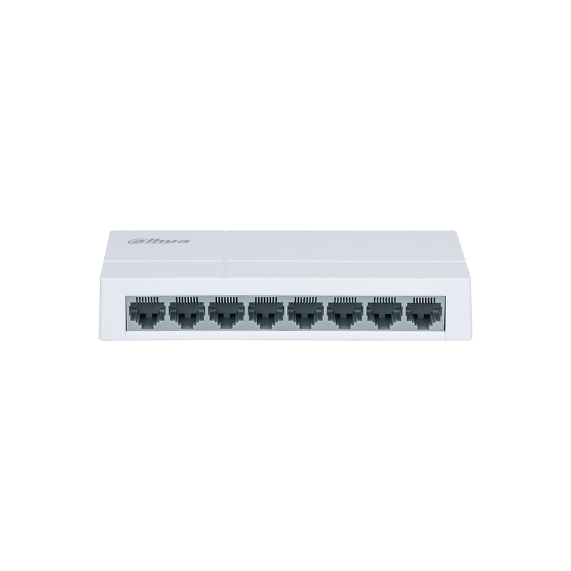 Switch 8 Puertos 10 / 100 Mbps Dahua DH-PFS3008-8ET-L (+IVA)