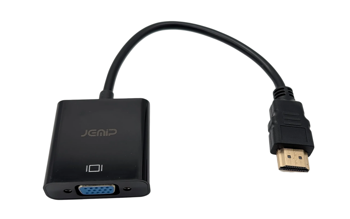Cable adaptador HDMI Macho a VGA Hembra Jemip