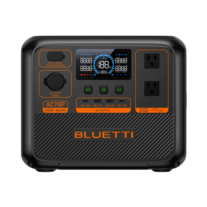 Estación de Poder BLUETTI AC70P - 1000 W 864 Wh