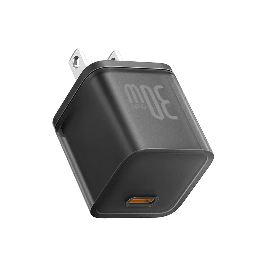 Cargador de Pared Baseus GaN5S Carga Rápida 1C 30W US Negro