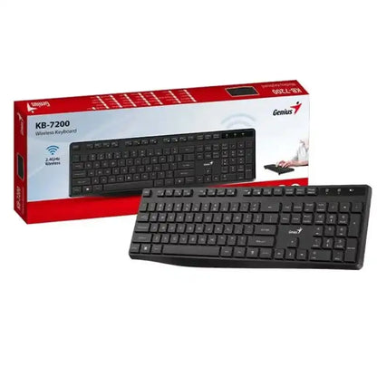 Teclado Inalámbrico Genius KB-7200 en Español Color Negro