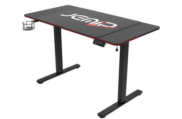 Mesa Gaming Motorizada Jemip Dragon Fire ARGB 120x60x73cm con Mouse Pad