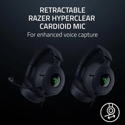 Audífono Gaming con Micrófono Razer Kraken V4 X (USB/USB-C) Negro