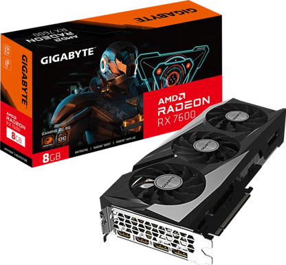 Tarjeta de Video Gigabyte Radeon RX7600 OC 8GB GDDR6