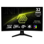 Monitor Gaming Curvo 32" MSI MAG 32CQ6F 2K 180HZ RapidVA