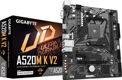 Tarjeta Madre Gigabyte A520M K V2 M-ATX Socket AM4 DDR4