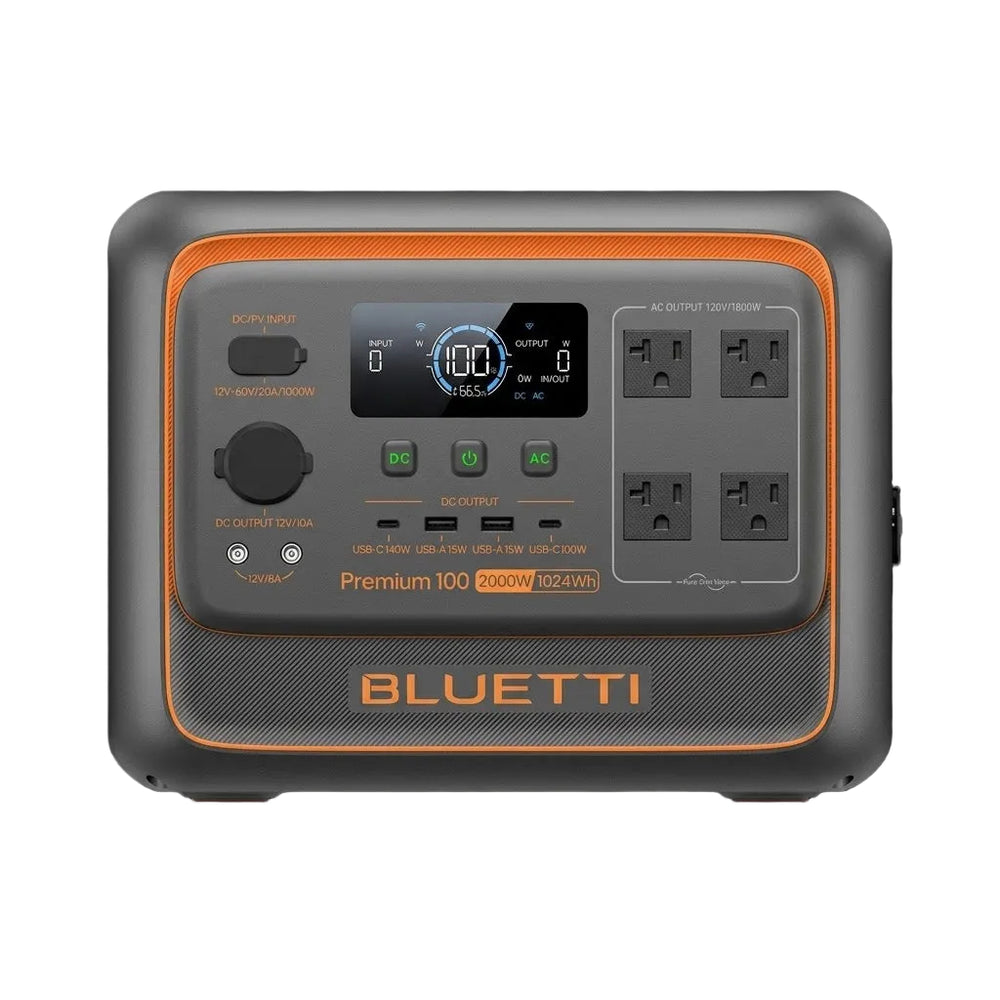 Estación de Poder BLUETTI Premium 100 V2 - 2000 W 1024 Wh