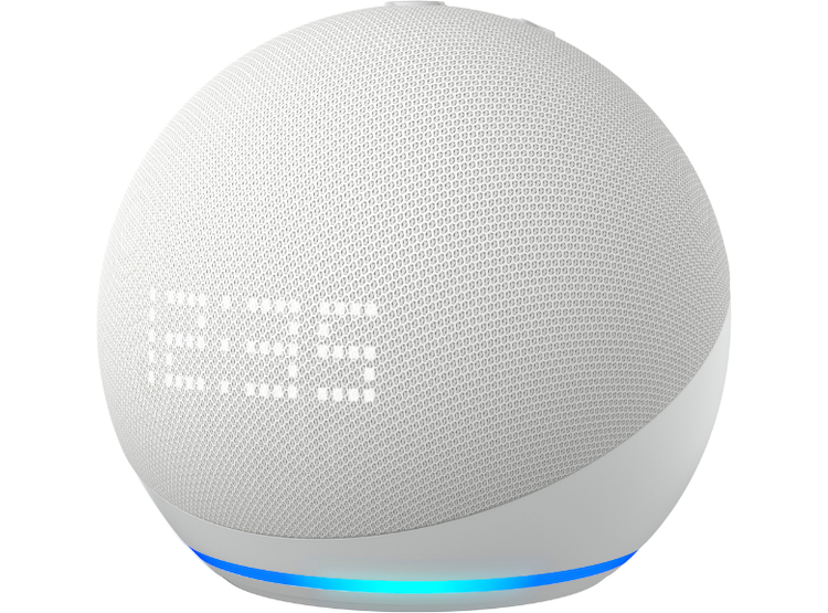 Amazon Alexa Echo Dot 5ta Generación 2022 Con Reloj Led Blanco