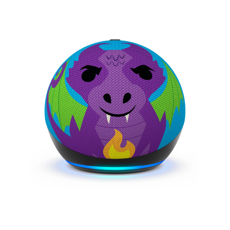 Amazon Alexa Echo Dot Kids Dragón de Fuego 5ta Generación 2022