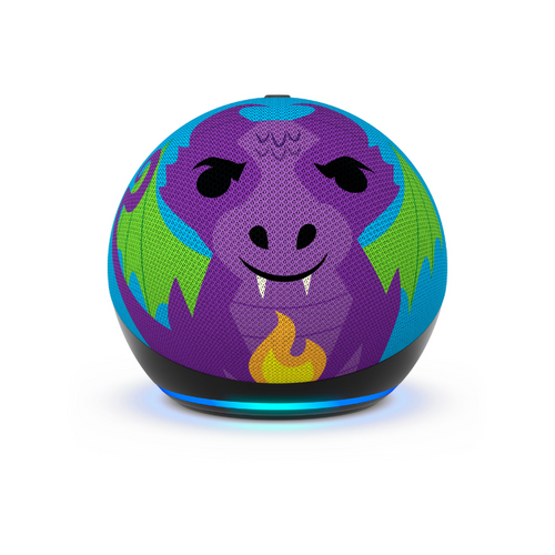 Amazon Alexa Echo Dot Kids Dragón de Fuego 5ta Generación 2022 (+IVA)