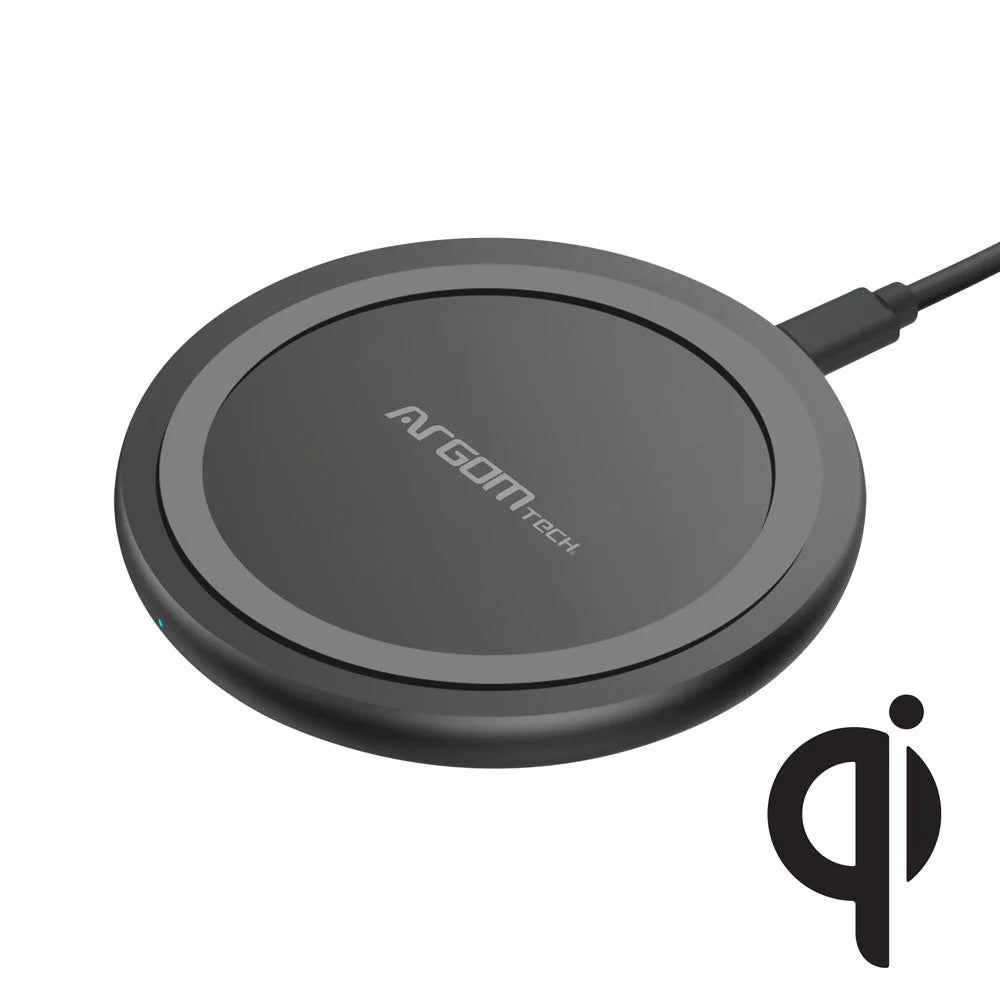 Cargador Inalámbrico Plataforma Carga Rápida 15 W Argomtech (+IVA)