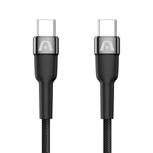 Cable Tipo C A Tipo C 65 W Nylon Trenzado 1.8mts Argomtech Negro (+IVA)
